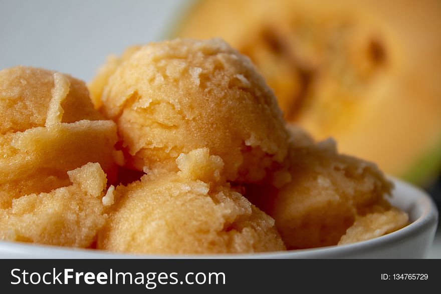 Food, Fried Food, Dish, Sorbet