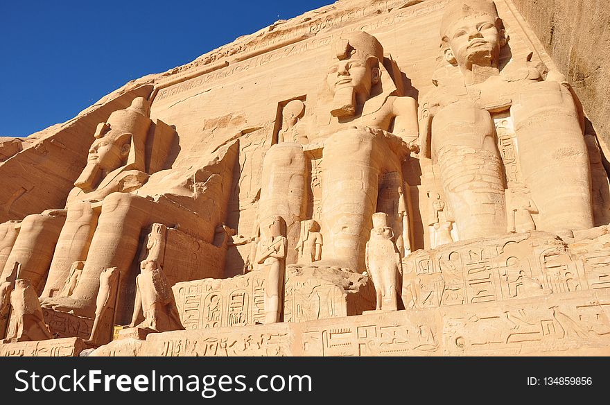 Historic Site, Egyptian Temple, Ancient History, Archaeological Site
