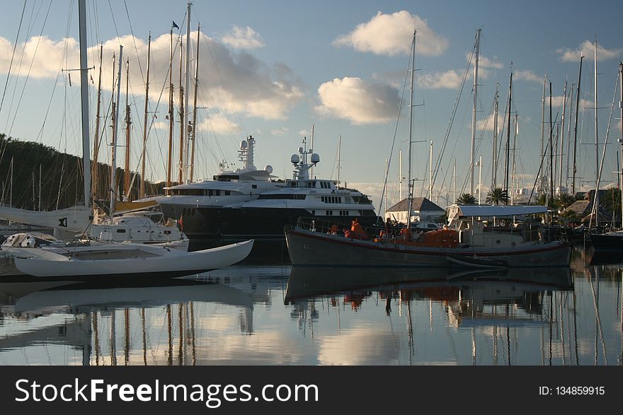 Marina, Harbor, Dock, Boat