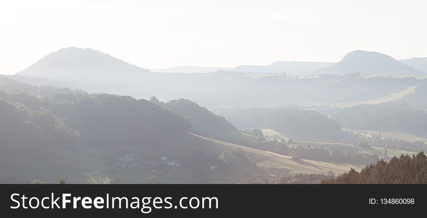 Mountainous Landforms, Sky, Highland, Mountain Range