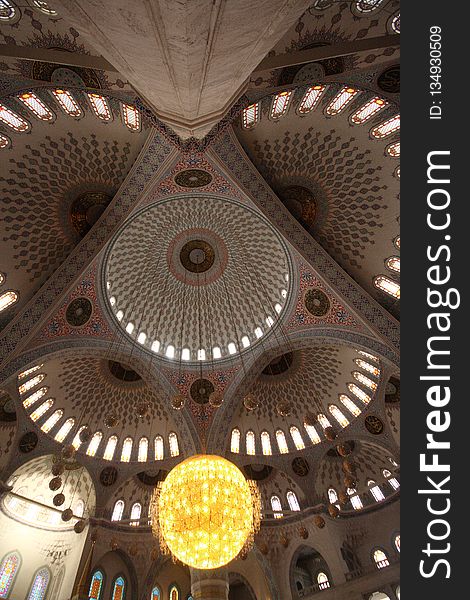 Dome, Ceiling, Architecture, Symmetry