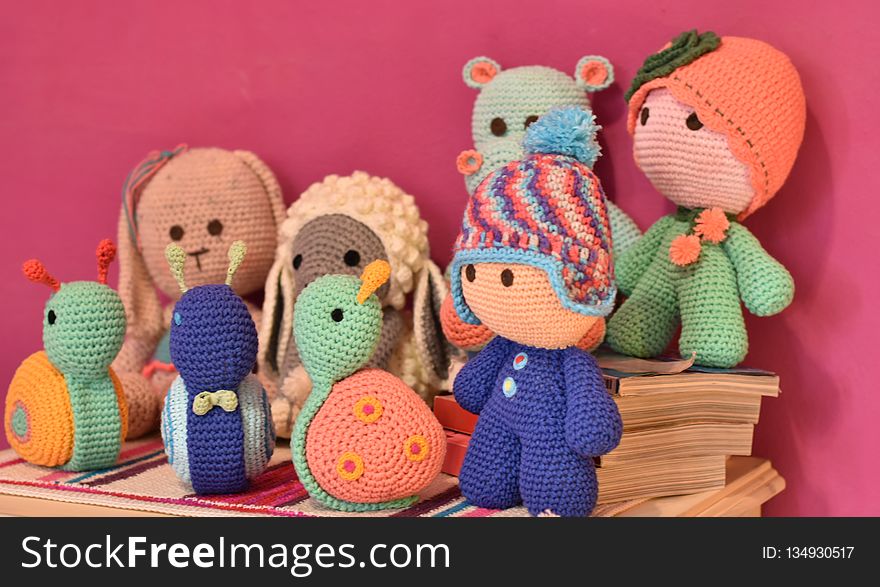 Stuffed Toy, Toy, Crochet, Plush