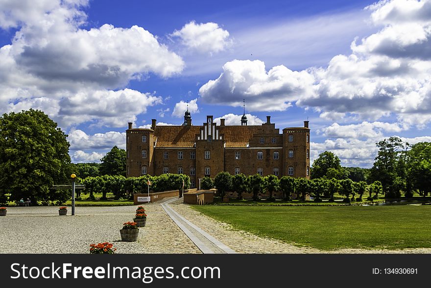 Sky, Cloud, Stately Home, Estate
