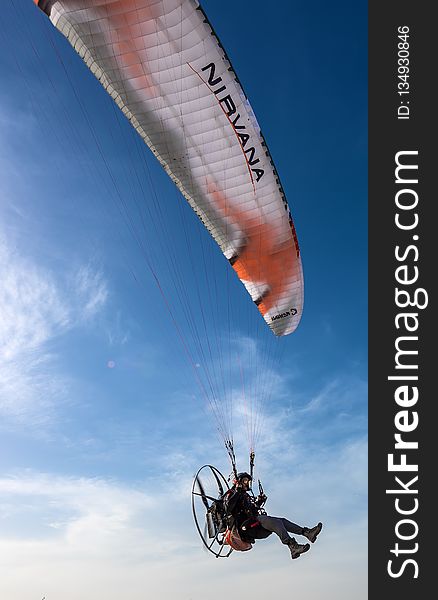 Paragliding, Air Sports, Sky, Windsports