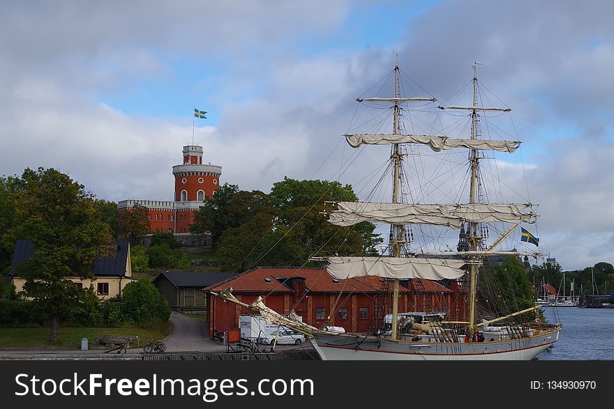 Tall Ship, Sailing Ship, Ship, Waterway