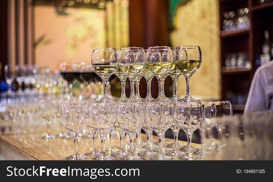 Water, Wine Glass, Stemware, Glass