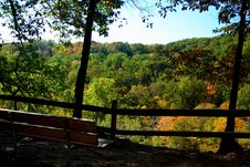 Hell Hollow Scenic Overlook Royalty Free Stock Photography