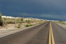 Desert Highway Stock Photography