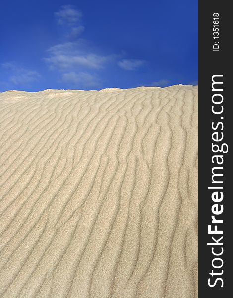 Lot of sand, picture taken in a desert. Lot of sand, picture taken in a desert.