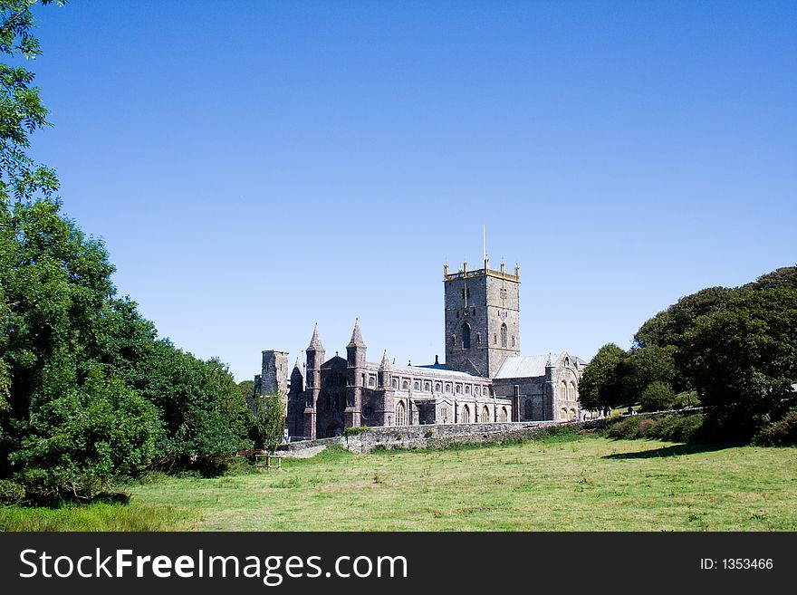 St Davids Cathedral in Pembrokeshire, Wales