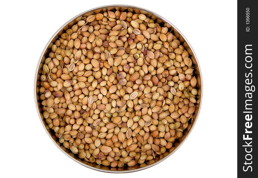 A selection of cooking spices on a plain background