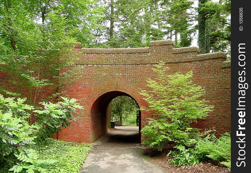 This is a walkway that goes under a road at the Biltmore Estate in Ashville, North Carolina. This is a walkway that goes under a road at the Biltmore Estate in Ashville, North Carolina.