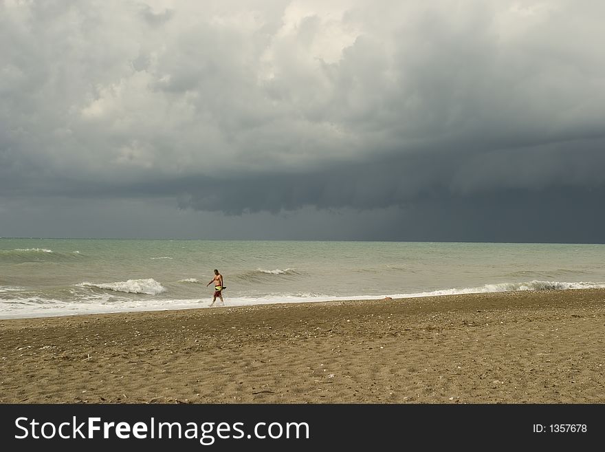 Alone on the Beach#2