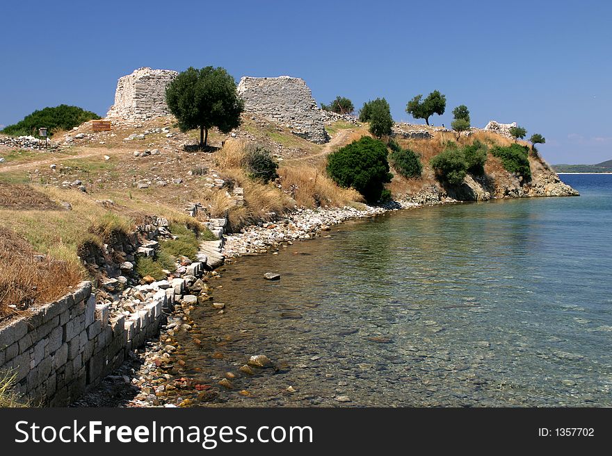 Mediterranean sea at summer season