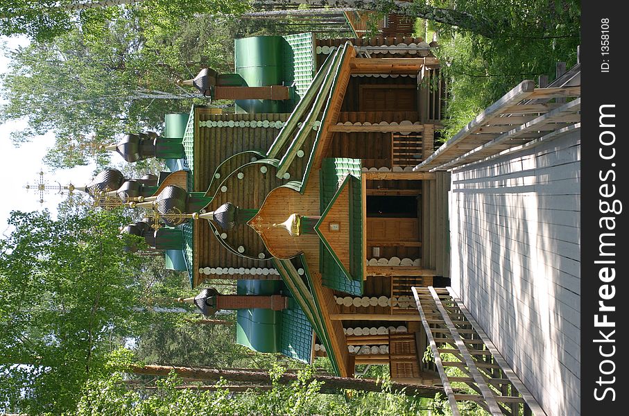 Russian orthodox temple at Ekaterinburg. Russian orthodox temple at Ekaterinburg