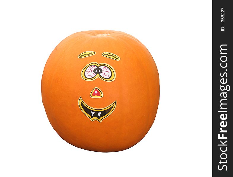 Pumpkin Silly Face