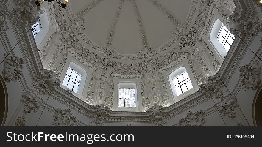 Ceiling, Dome, Building, Architecture