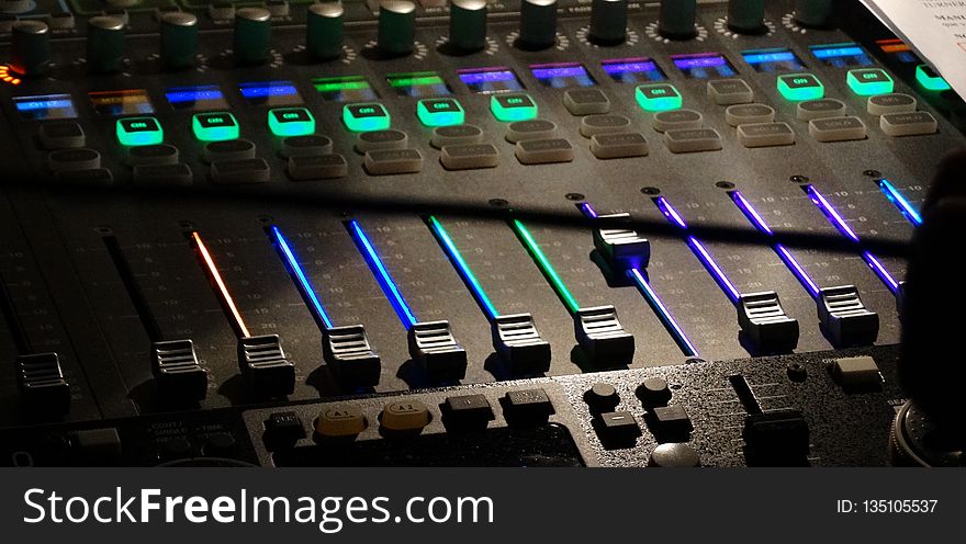 Mixing Console, Audio Equipment, Electronic Instrument, Electronics
