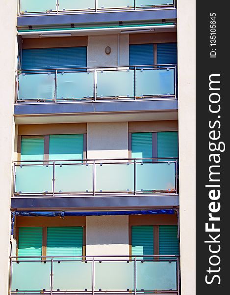 Building, Balcony, Residential Area, Architecture