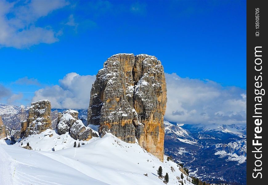 Mountainous Landforms, Mountain, Mountain Range, Sky