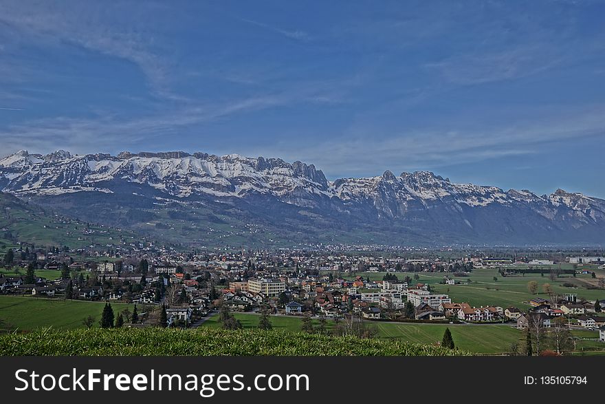 Sky, Mountain Range, Mountainous Landforms, Suburb