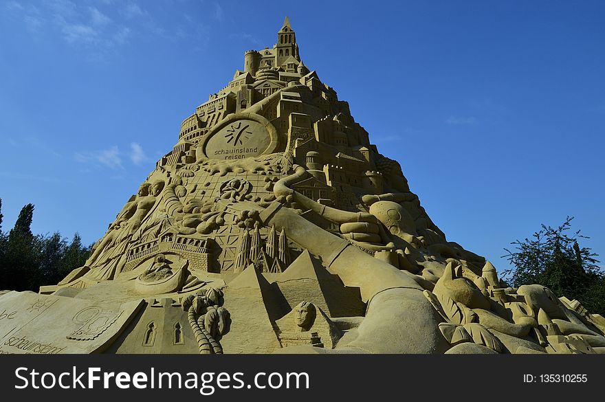 Historic Site, Sand, Sculpture, Sky
