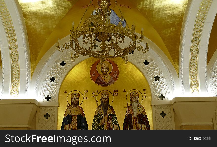 Ceiling, Chapel, Religious Institute, Place Of Worship