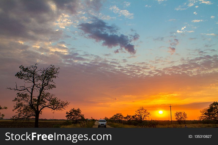 Sky, Horizon, Cloud, Dawn