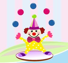 Funny Circus Clown Stock Image Funny Circus Clown Stock Image