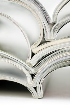 Stack Of Colorful Magazines Royalty Free Stock Photos Stack Of Colorful Magazines Royalty Free Stock Photos
