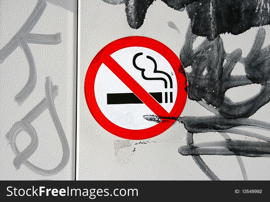 No smoking sign