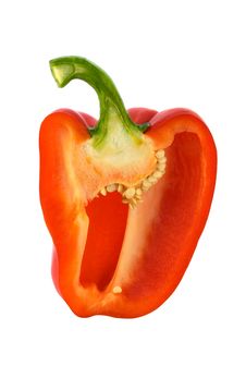 Cut Red Bell Pepper Royalty Free Stock Images Cut Red Bell Pepper Royalty Free Stock Images