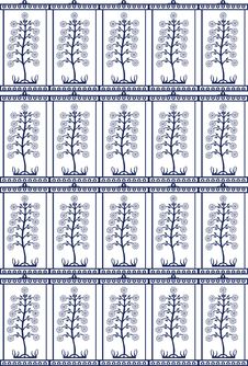 Seamless Tree Pattern Stock Photography