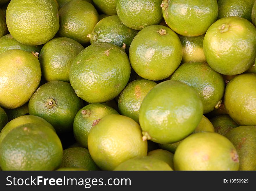 Fresh green fruit on a market in Amsterdam. Fresh green fruit on a market in Amsterdam