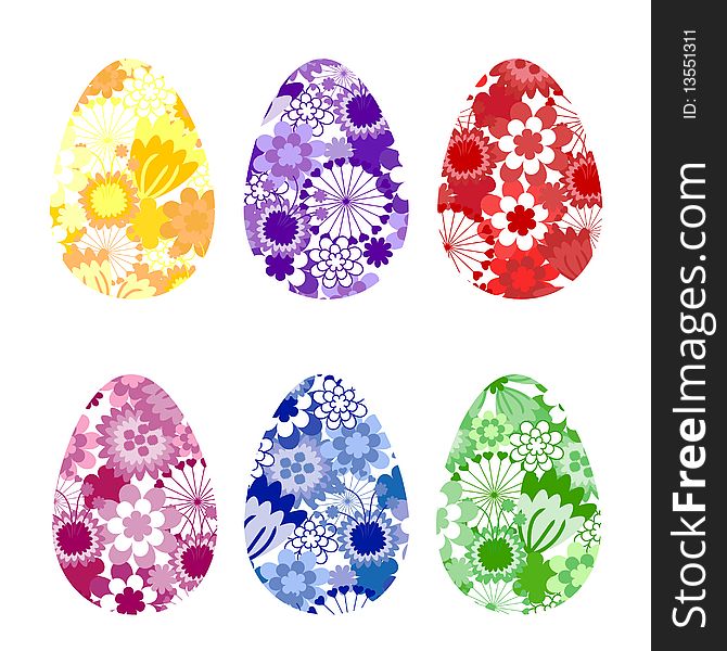 The Peaster egg. The Varicoloured egg with drawing.