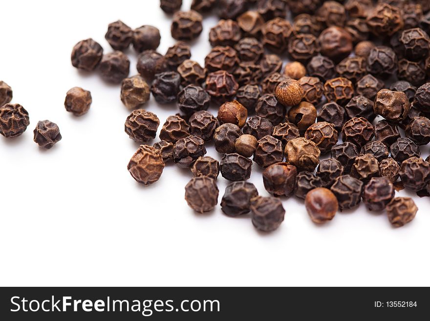 Pepper Isolated On White.