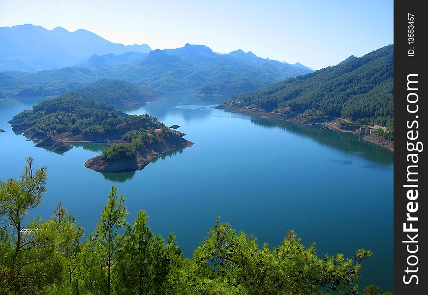 Landscape with high-altitude lake in Turkey. Landscape with high-altitude lake in Turkey