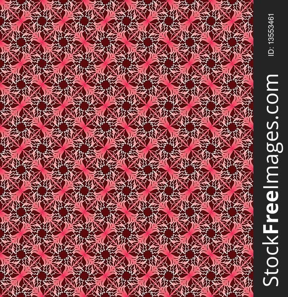 Red flower seamless background