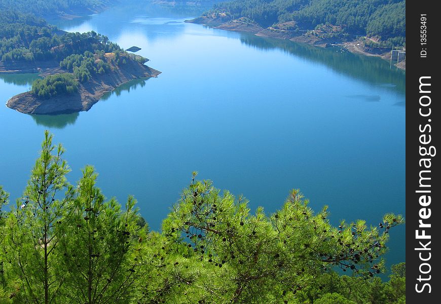 Landscape with high-altitude lake in Turkey. Landscape with high-altitude lake in Turkey