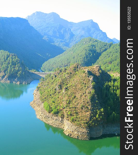 Landscape with high-altitude lake in Turkey. Landscape with high-altitude lake in Turkey