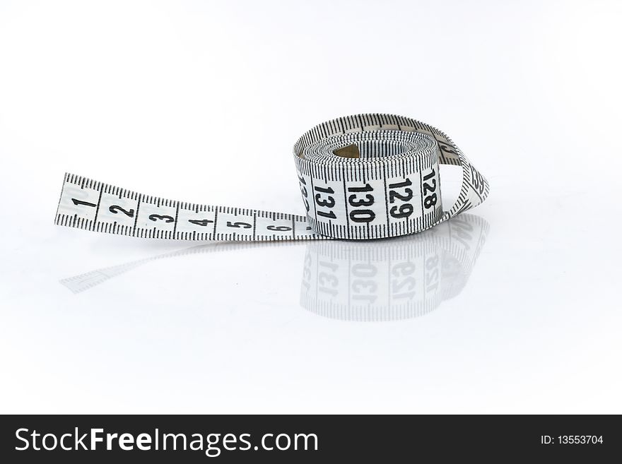Measuring Tape Isolated On White