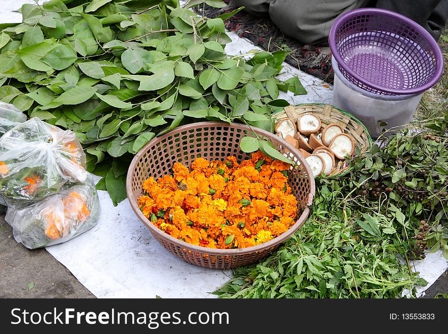 Making Flower Decoration