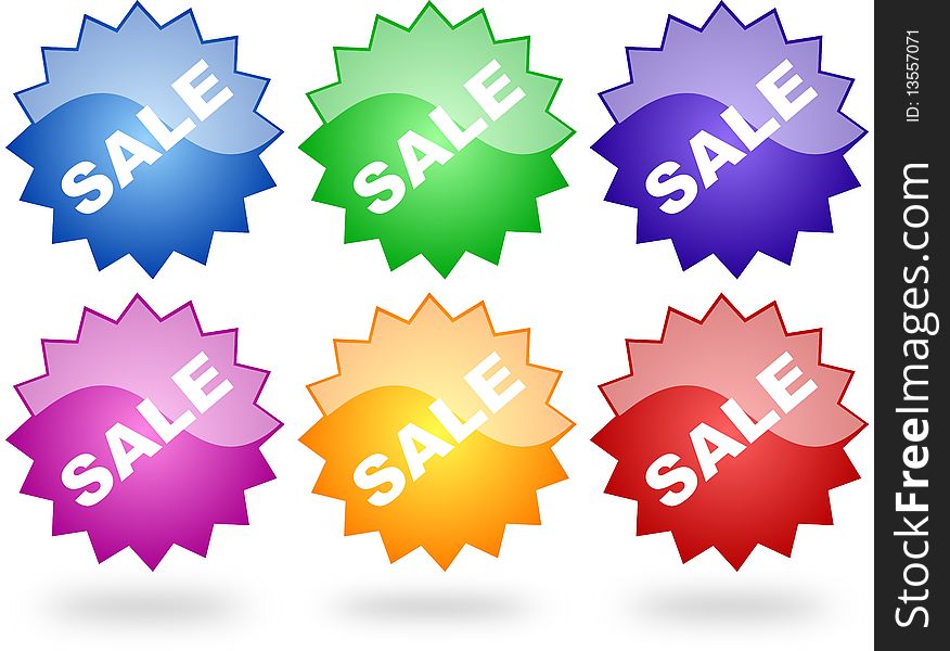 Sale stickers