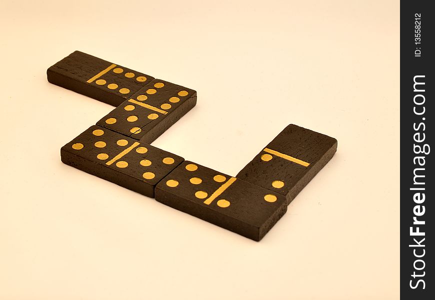 Domino. The game of dominoes