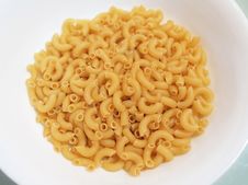 Uncooked Macaroni Stock Image