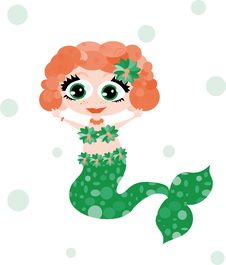 Merry Mermaid Royalty Free Stock Photography