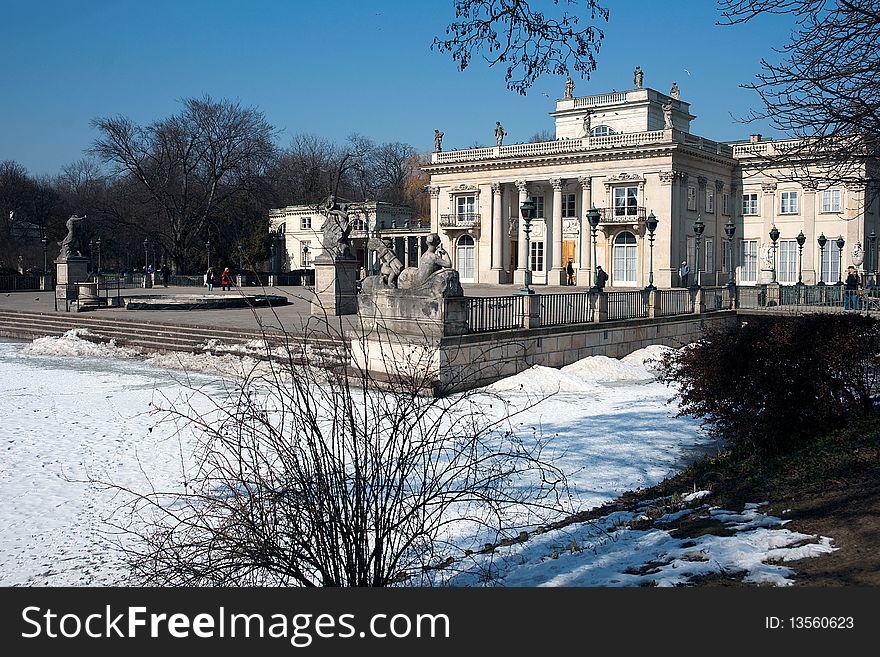 Royal Palace on the Water in Warsaw