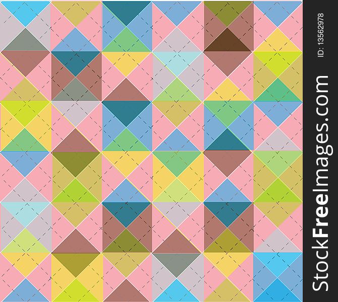 Faschion fabric, texture pattern in colored squares