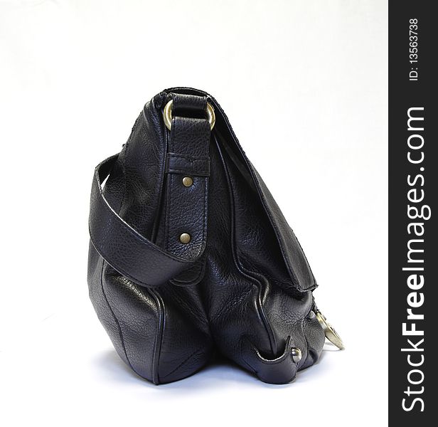 Black Woman Leather Bag