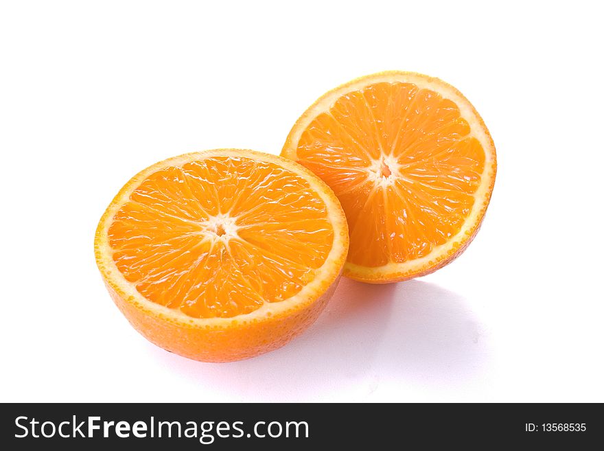 Orange isolated on white background